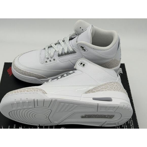 Men’s Size 8.5 - Nike Air Jordan 3 Retro 2025 Pure Money CT8532-111 No Box Lid main image 6